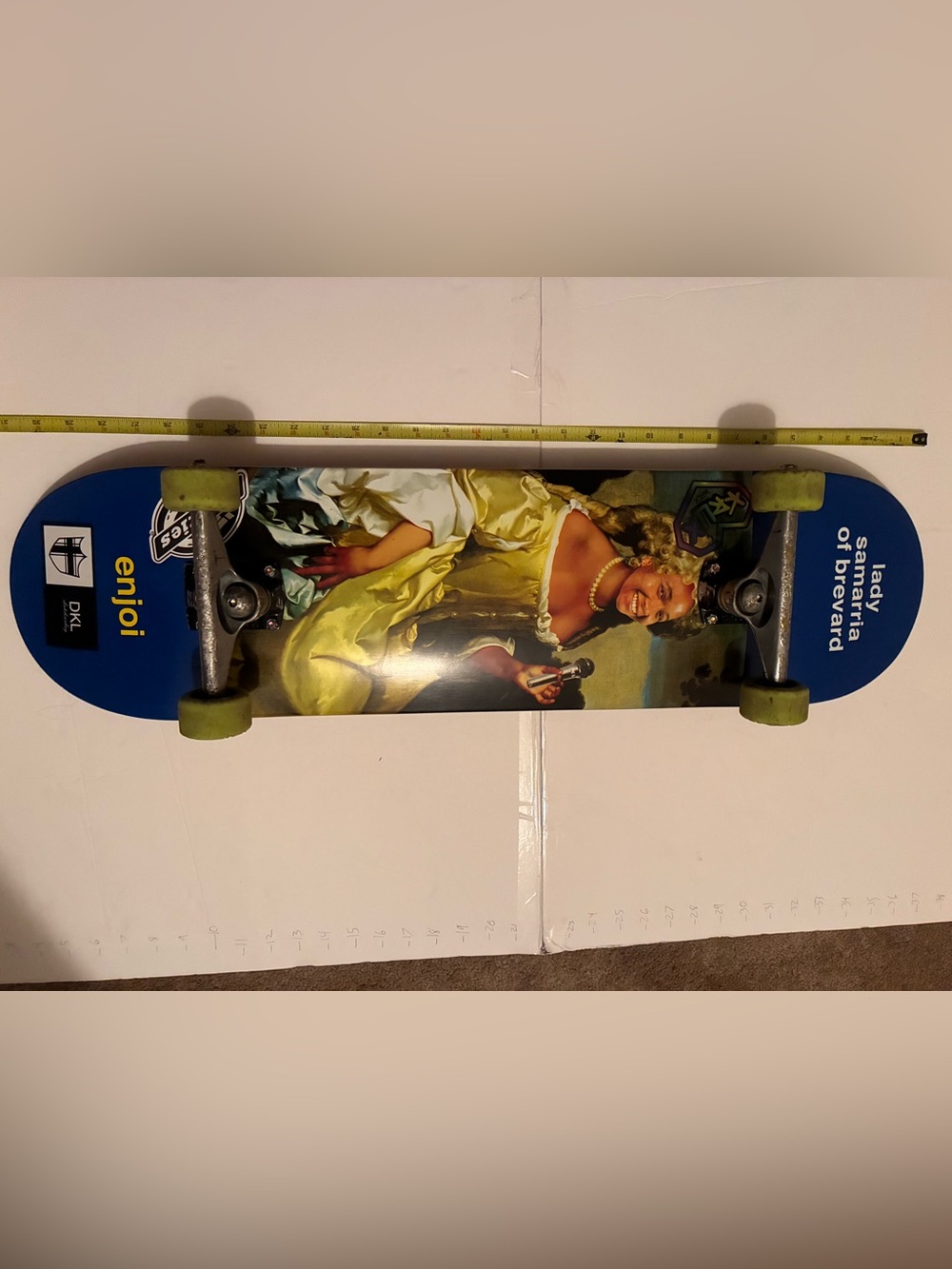 Enjoi Blue Graphic Skateboard - Men Accessories
